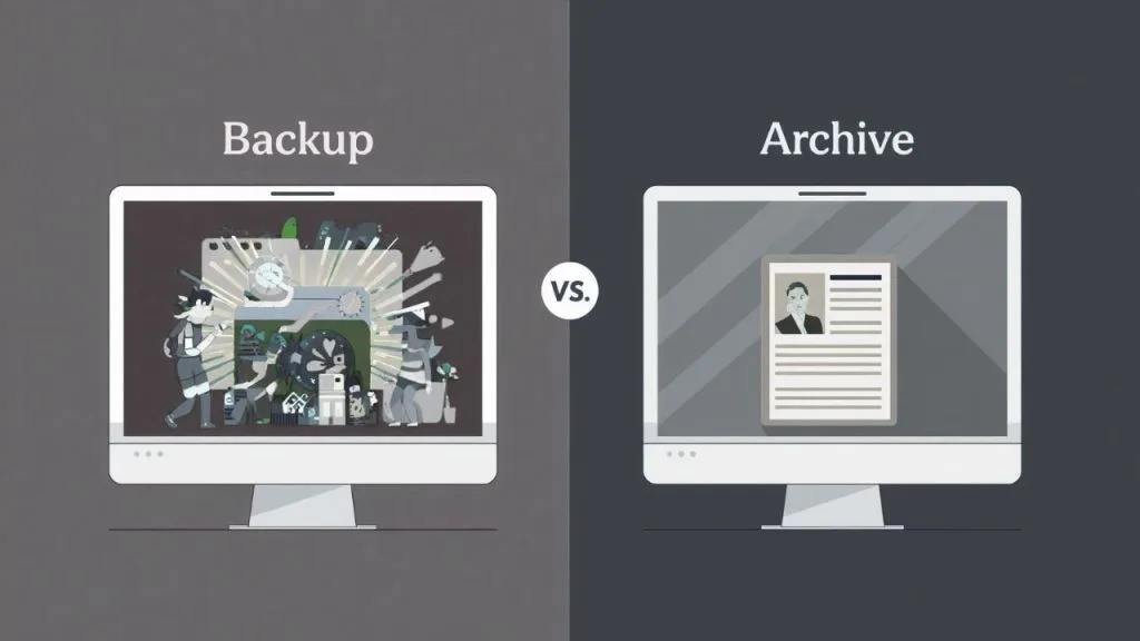 Backup vs Archive: What’s the Difference