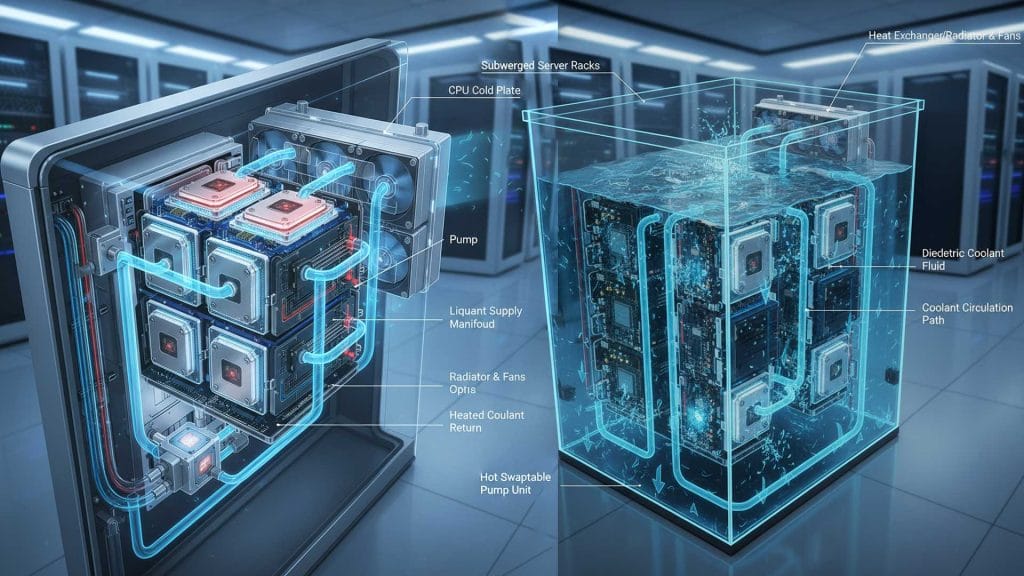 Direct-to-Chip vs Immersion Cooling - Which is Best for AI 1 Direct-to-Chip vs. Immersion Cooling - Which is Best for AI