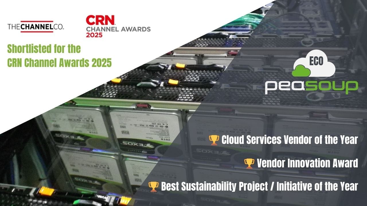 PeaSoup Cloud Shortlisted for Three Categories at the 2025 CRN Channel Awards