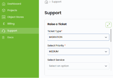 Migrating Buckets into PeaSoup Cloud 1 Requesting acceess to the Migration tool img1