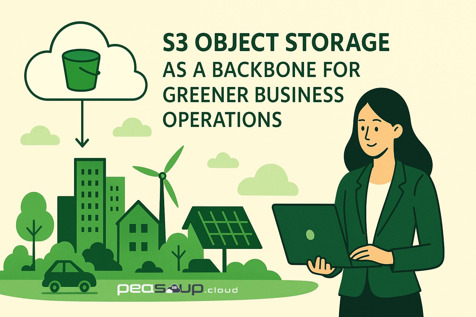 S3 object storage-a backbone for greener business operations