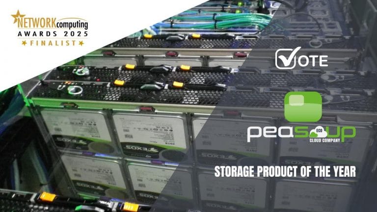PeaSoup Cloud’s S3-Compatible Storage Nominated for "Storage Product of the Year" at The Network Computing Awards 2025