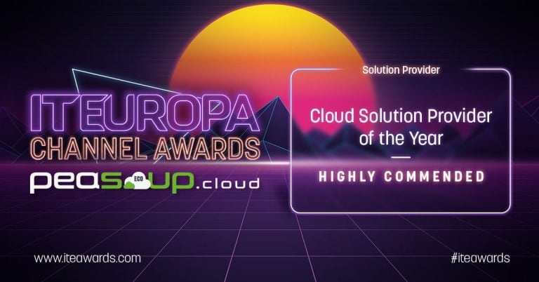 PeaSoup Cloud Receives High Commendation as "Cloud Solution Provider of the Year" at the IT Europa Media & Intelligence Ltd Channel Awards